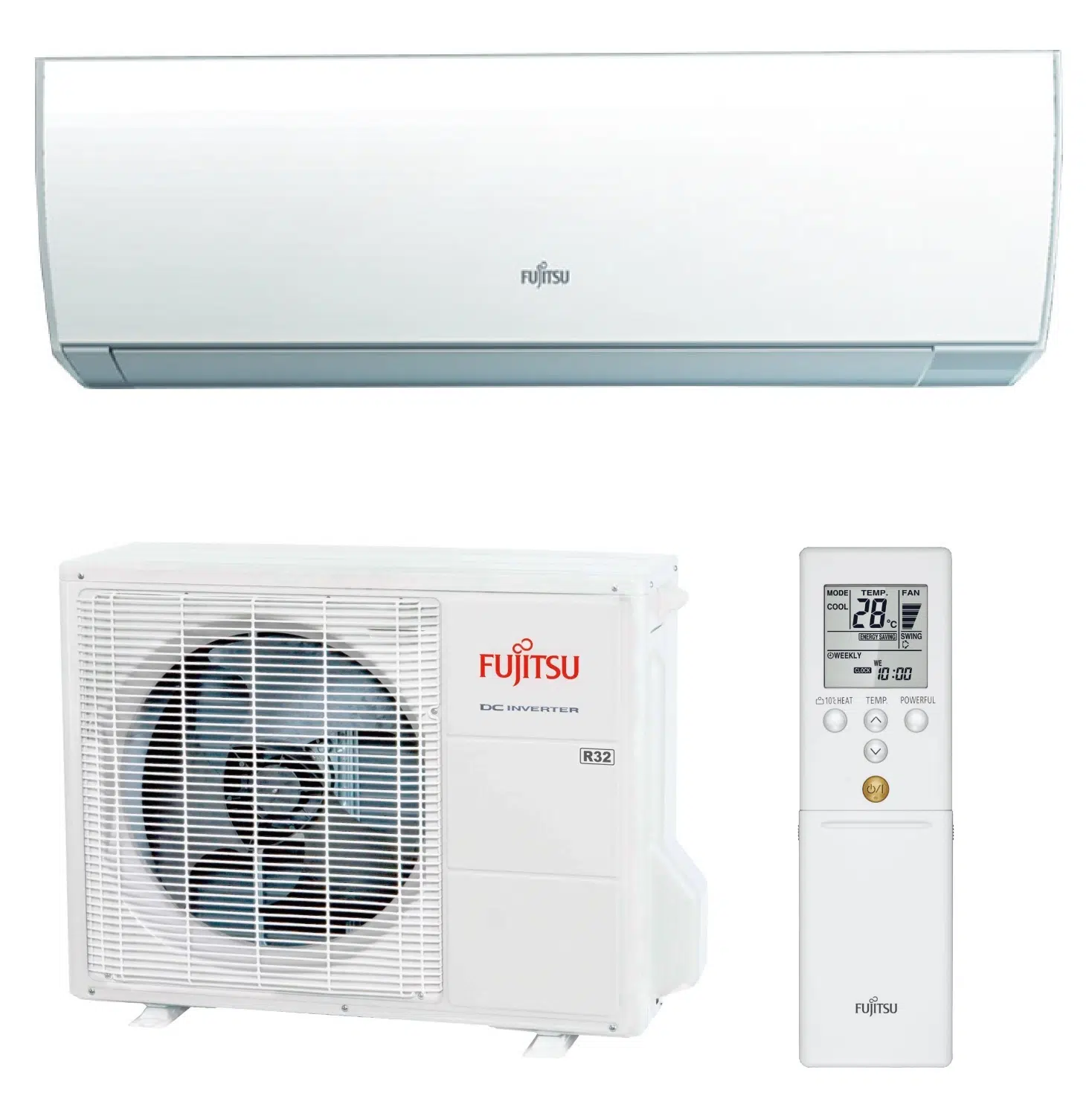 Fujitsu KM Sērija ASYG09KMCB Nordic sienas siltumsūknis 3.2 kW